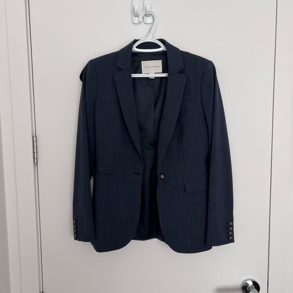 Banana republic fitted blazer size 2 - Picture 1 of 5